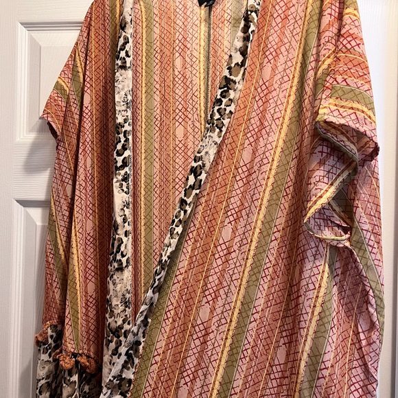 Adorable kimono leopard/ mix print - Picture 2 of 5